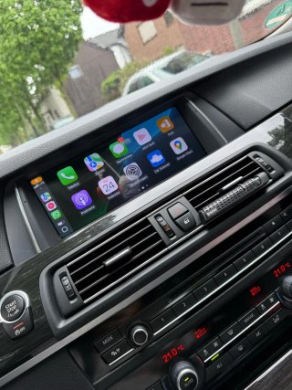 Rádio BMW F10 F11 Android 14 + GPS + Carplay