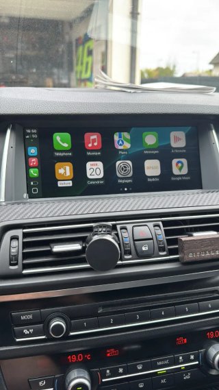 Rádio BMW F10 F11 Android 14 + GPS + Carplay