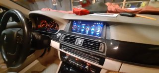 Rádio BMW F10 F11 Android 14 + GPS + Carplay