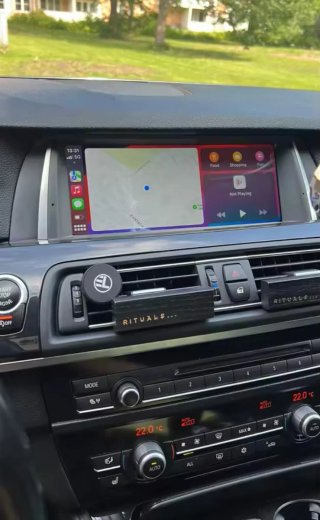 Rádio BMW F10 F11 Android 14 + GPS + Carplay