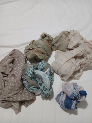 Lote de 5 pañuelos mujer estampados