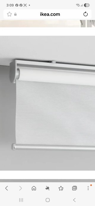 Tenda a rullo Ikea 195x100cm Bianca