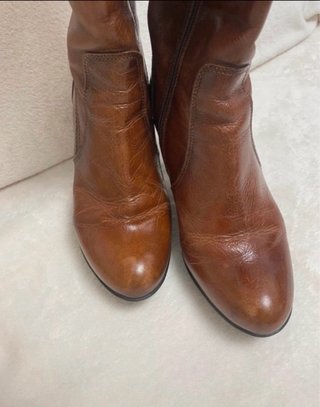 Botas de tacón marrones Tolino