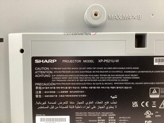 proyector home cinema sharp xp p621u