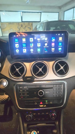 Tela Mercedes CLA/GLA/Classe A Android 14 + GPS