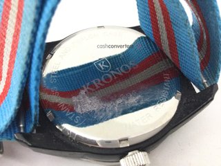 reloj pulsera unisex kronos negro