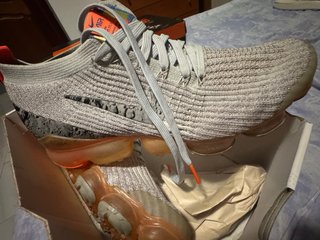 Zapatillas Nike Air Vapormax Gris Naranja