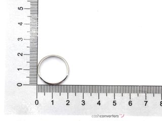 alianza oro 18k con piedra con diamante t. 11 (16,24 mm)