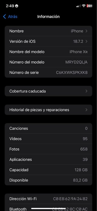 iPhone XR 128GB Blanco
