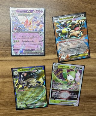 Lotto 15 Carte Pokémon EX V VASTRO Holo ITA/JPN