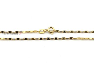 cadena oro 18k 22cm