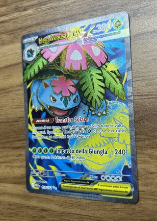 Mega Venusaur EX 155/132 Carta Pokemon Segreta Rar