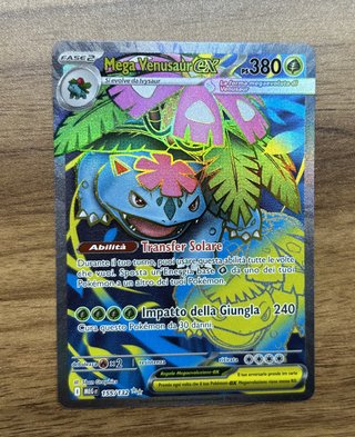 Mega Venusaur EX 155/132 Carta Pokemon Segreta Rar