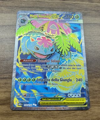 Mega Venusaur EX 155/132 Carta Pokemon Segreta Rar