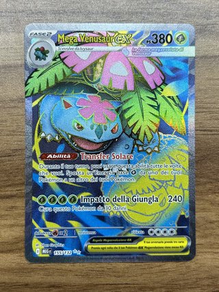 Mega Venusaur EX 155/132 Carta Pokemon Segreta Rar