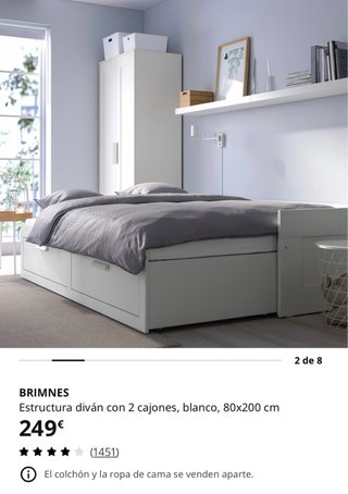 Cama nido Ikea blanca para niños