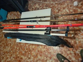 Lote-combo completo surfcasting