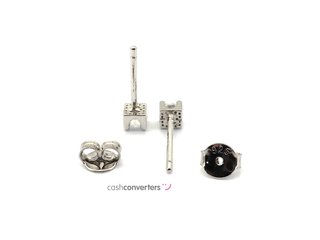 pendientes plata 925mm con piedra con circonita