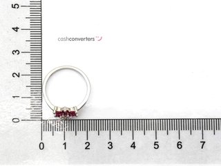 sortija plata 925mm con piedra con circonita