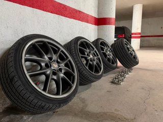 Llantas Porsche 19 Originales BBS+Adaptadores vagg