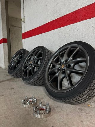 Llantas Porsche 19 Originales BBS+Adaptadores vagg