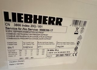 FRIGORÍFICO COMBI NO FROST LIEBHERR EN BLANCO