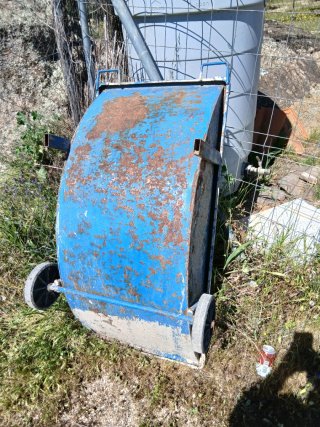 Pastera de construcción de cemento