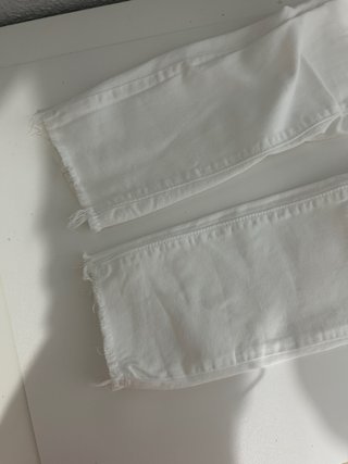 Pantalones vaqueros blancos
