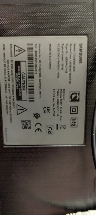 TV SAMSUNG UE55AU7105 55 PULGADAS UHD
