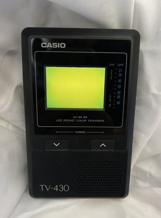 Casio TV-430 TV Portatile LCD Colore Vintage