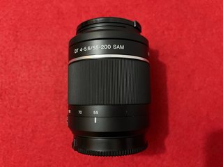 Sony 55-200mm DT Teleobiettivo + Filtro Quasi Nuovo