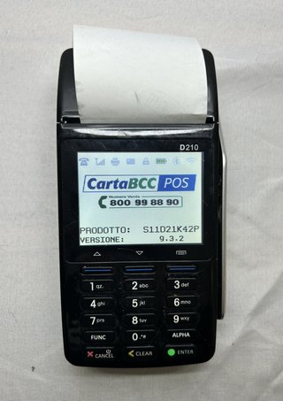 POS PAX D210 Wireless Portatile Funzionante
