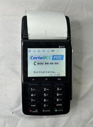 POS PAX D210 Wireless Portatile Funzionante