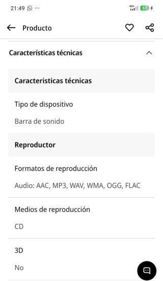 Altavoz Samsung Negro
