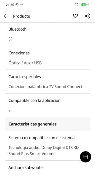 Altavoz Samsung Negro