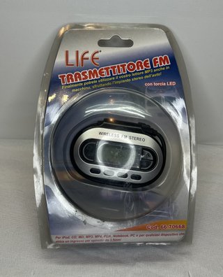 Trasmettitore FM Wireless Auto 3.5mm MP3 iPod