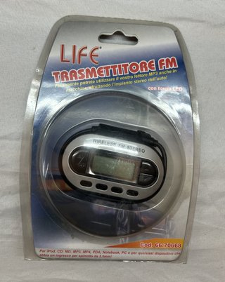 Trasmettitore FM Wireless Auto 3.5mm MP3 iPod