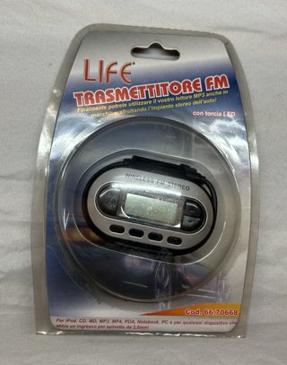 Trasmettitore FM Wireless Auto 3.5mm MP3 iPod