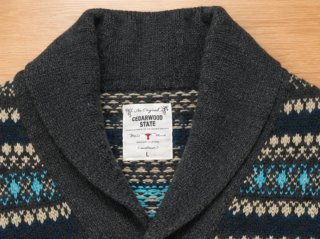 Chaqueta punto Cedarwood State gris multicolor