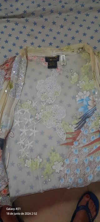 Elegante kimono/chaqueta estampado