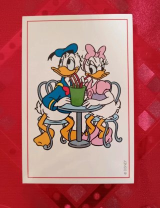 Lotto 6 Cartoline Disney Nestlè Anni '90