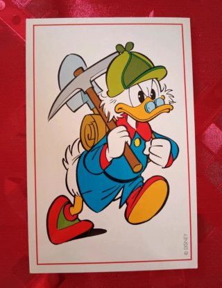 Lotto 6 Cartoline Disney Nestlè Anni '90