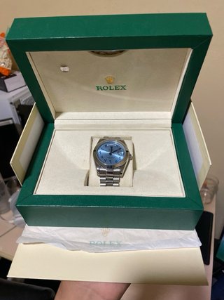 Reloj Esfera Azul Automático Árabe