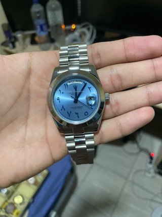 Reloj Esfera Azul Automático Árabe