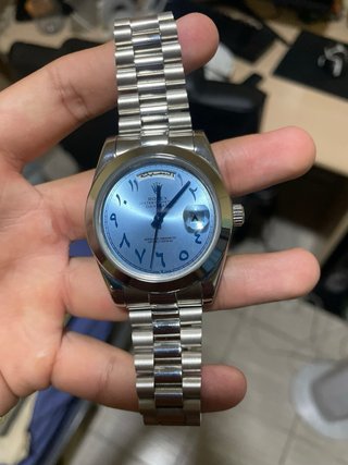 Reloj Esfera Azul Automático Árabe