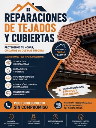 Reparaciones de tejados y canalones