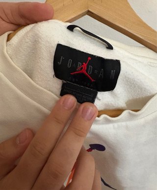 Sudadera Jordan Blanca Talla L