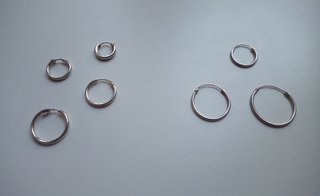 LOTE DE PENDIENTES DESPAREJADOS - PLATA DE LEY