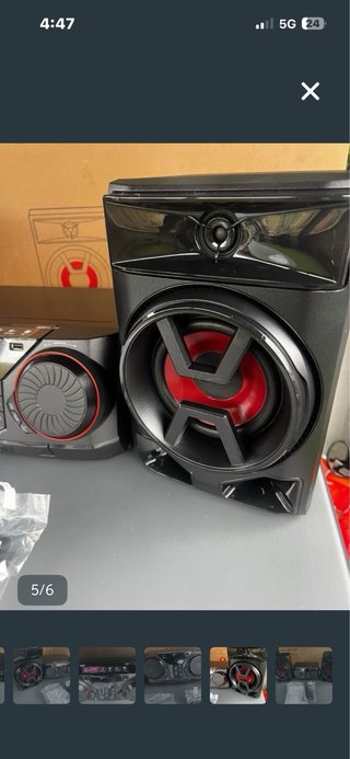 Minicadena LG XBOOM Negra
