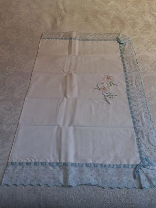 Lenzuola matrimoniali Bassetti vintage ricamate